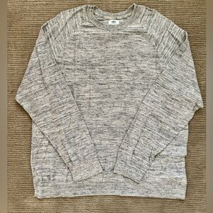Old Navy Men's Gray Long Sleeve Crew Neck Pullover Knit Sweater Size XXL